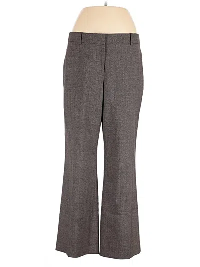 Pre-owned Ann Taylor Dress Pants In Gray