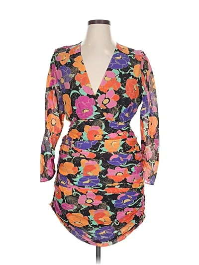 Pre-owned Rixo London Casual Dress In Purple