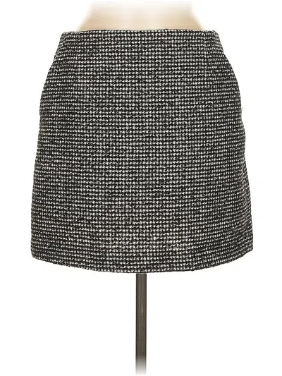 Pre-owned Uniqlo Casual Skirt In Gray