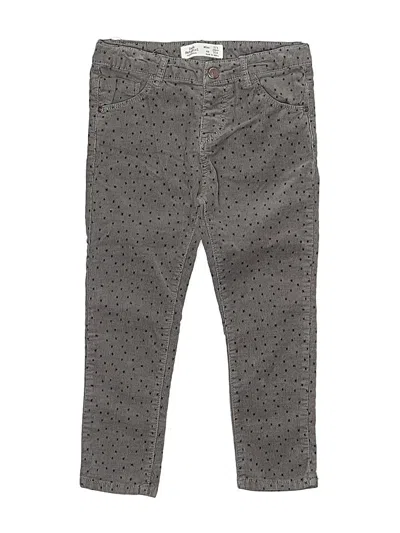 Pre-owned Zara Kids' Casual Pants In Gray