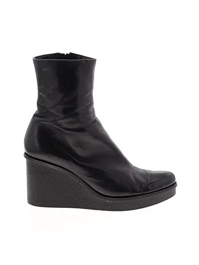 Pre-owned Robert Clergerie Ankle Boots In Black