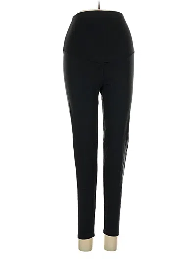 Pre-owned Quince Active Pants In Black