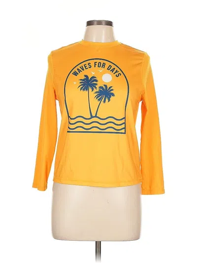 Pre-owned Wonder Long Sleeve T-shirt In Yellow