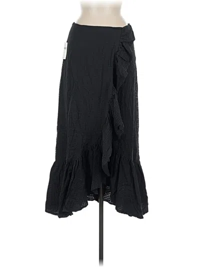 Pre-owned Maeve By Anthropologie Casual Skirt In Black