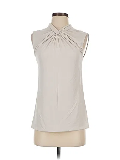 Pre-owned Mm. Lafleur Sleeveless Blouse In White