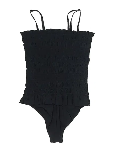 Pre-owned Tory Burch One Piece Swimsuit In Black