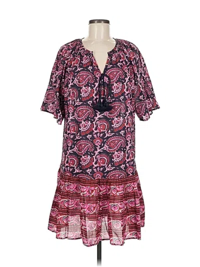 Pre-owned Figue Casual Dress In Purple