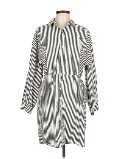 Pre-owned Express Casual Dress In Silver