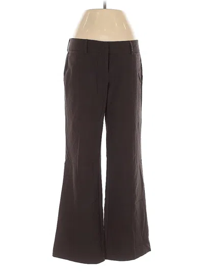 Pre-owned New York And Company Dress Pants In Brown