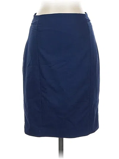 Pre-owned Express Formal Skirt In Blue
