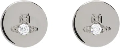 Vivienne Westwood Lewis Stud Earrings In Metallic