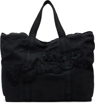 Erl Black 'venice' Tote In Black