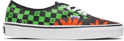 Valentino X Vans Men's Tess St Vlogo Tropical Canvas Low-top Sneakers In Multi