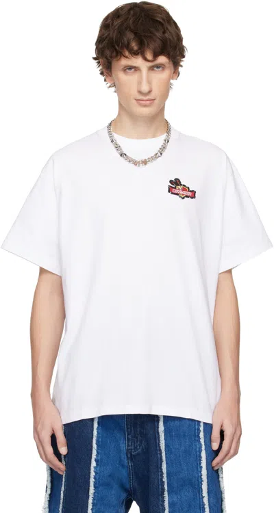 Charles Jeffrey Loverboy White Clash Of Clans Edition 'hog Rider' T-shirt In White