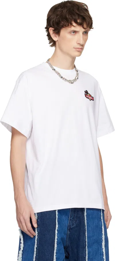 Charles Jeffrey Loverboy White Clash Of Clans Edition 'hog Rider' T-shirt In White