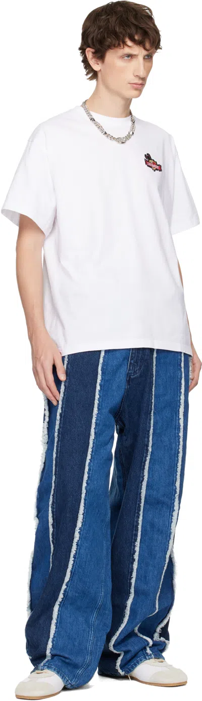 Charles Jeffrey Loverboy White Clash Of Clans Edition 'hog Rider' T-shirt In White