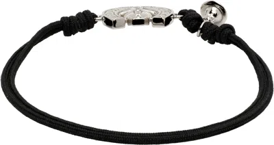 Vivienne Westwood Horace Friendship Bracelet In Black