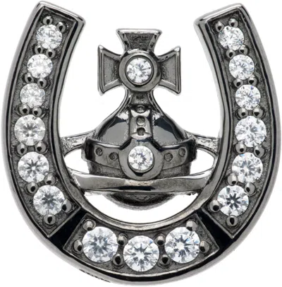 Vivienne Westwood Horace Single Stud Earring In Gray