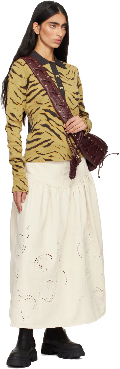 Ganni Black Mid Chelsea Boots In Black