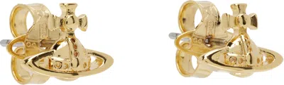 Vivienne Westwood Lorelai Stud Earrings In Gold