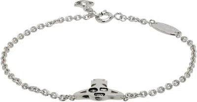 Vivienne Westwood Crispin Bracelet In Silver