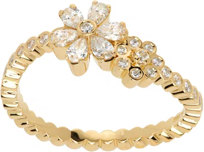 Sophie Bille Brahe Cosmos Fleur Ring In Gold