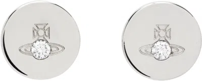 Vivienne Westwood Lewis Stud Earrings In White