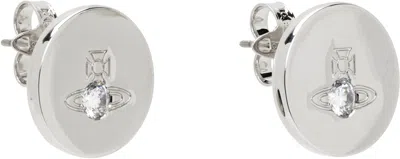 Vivienne Westwood Lewis Stud Earrings In White