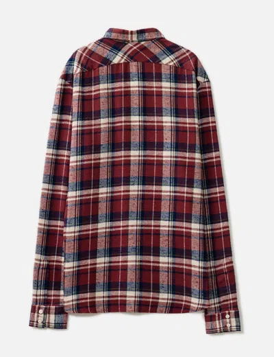 Faith Connexion Checked Shirt In Blue