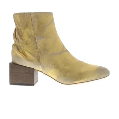 Pre-owned Diesel Wmns Jaynet Mab Ankle Boot 'gold' | Women's Size 9