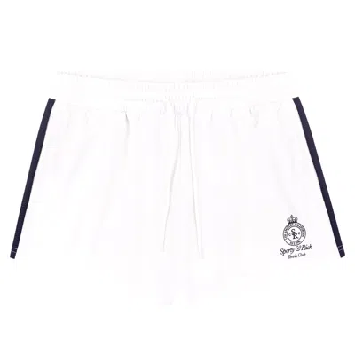 Pre-owned Sporty And Rich Sporty & Rich Crown Tennis Roller Short 'white' | Women's Size M