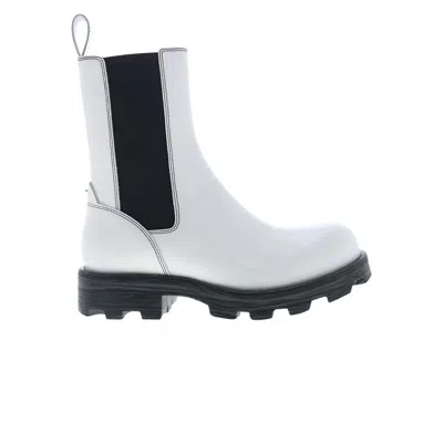 Pre-owned Diesel Wmns D-hammer Ch Boot 'bright White Black' | Women's Size 8.5