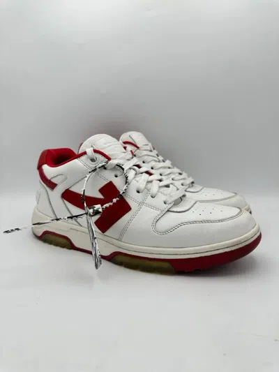 Pre-owned Off-white Out Of Office Sneaker Red White Ooo