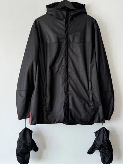 Pre-owned Prada Archive Aw98 Vintage  Gore-tex Reversible Jacket In Gray