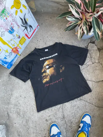 Pre-owned Band Tees Rammstein Vintage Band Tee In Black