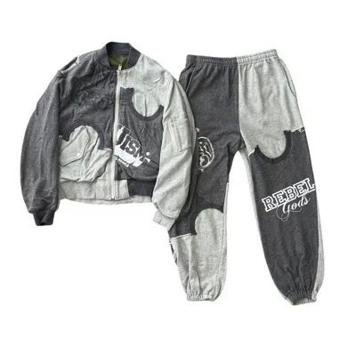 Pre-owned Undercover “rebel Gods” Hybrid Set-up(ui1b4201 / Ui1b4501) In Gray