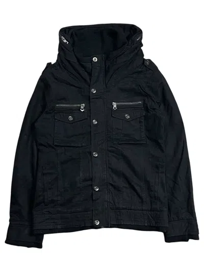 Pre-owned If Six Was Nine 2000s Tess - Apocalypse Style Bono Jacket In Black