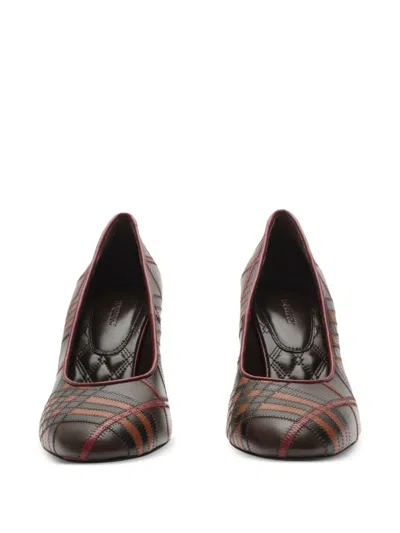Burberry 90mm Trinket Pumps In Brown