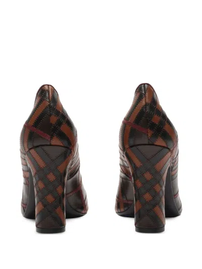 Burberry 90mm Trinket Pumps In Brown