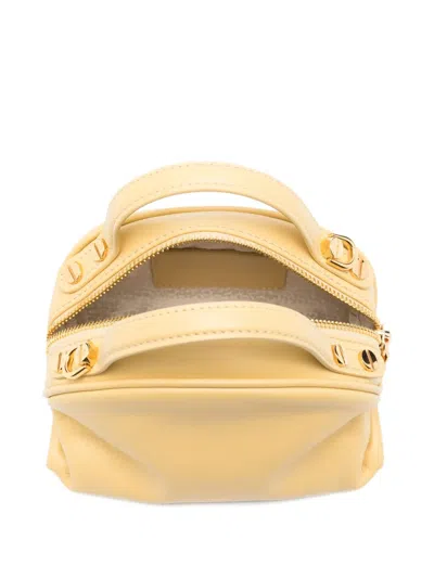 Borbonese Mini Bowler Tote Bag In Purple