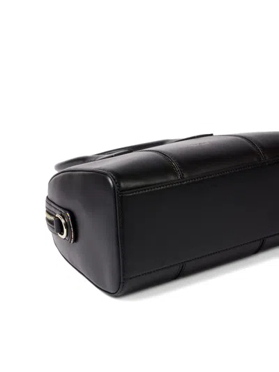 Paul Smith Boston Leather Bag In Orange