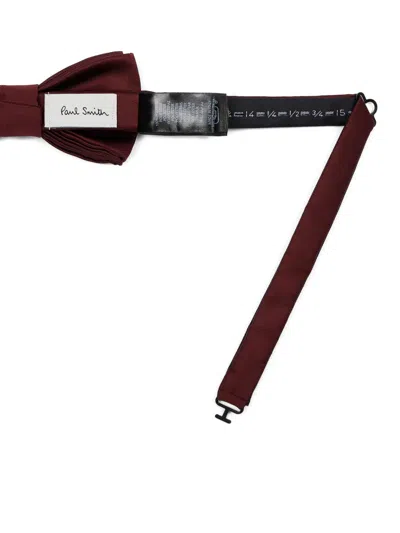 Paul Smith Adjustable Bow Tie In Brown