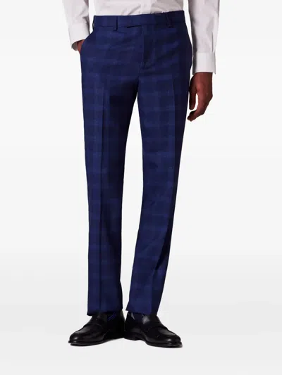 Paul Smith The Brierley Check Wool Suit In Blue