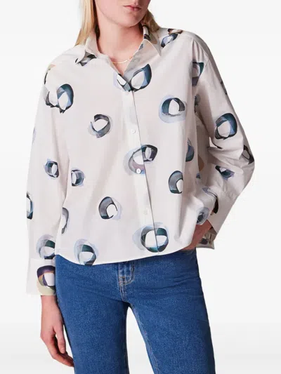 Ps By Paul Smith Printed Shirt In White