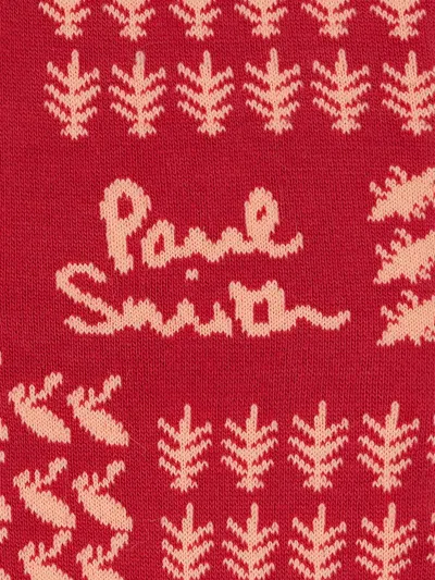 Paul Smith Patterned Socks In Red