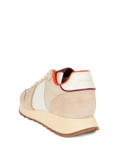 Paul Smith Eighties Stripe Panel Sneakers In Neutral