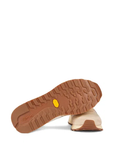 Paul Smith Eighties Stripe Panel Sneakers In Neutral