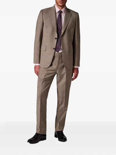 Paul Smith The Brierley Wool Suit In Brown