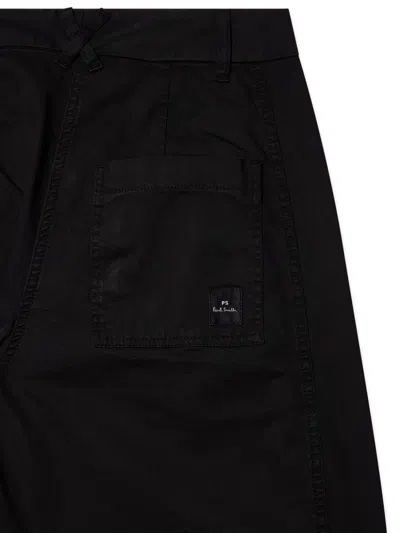 Ps By Paul Smith Button-fastening Trousers In Black