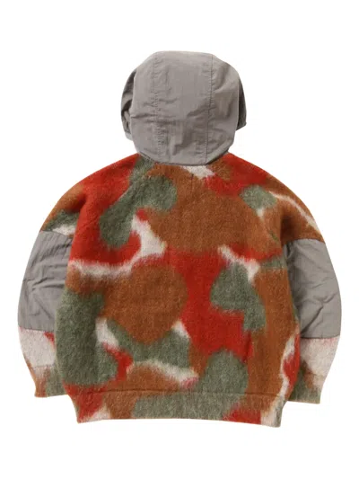 And Wander Camouflage Jacquard Hoodie In Multi